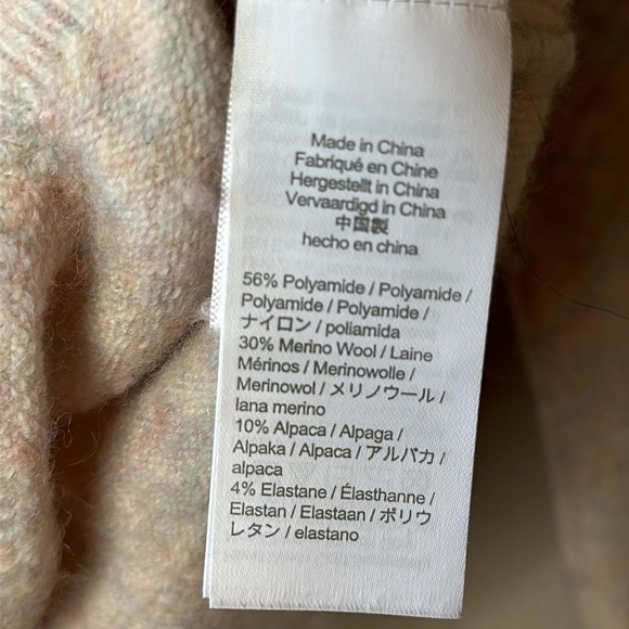 J. Crew Merino Wool Blend Mock Neck Sweater Size XS - Picture 6 of 9